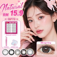 [Free 3 Gifts] Eyecandy Contact Lens With Eyelashes Pinset Free Tweezers with case