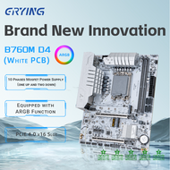 [Kkde] Erying B 760M D4 Argb Moederbord Lga1700 Ondersteuning Core I3/I5/I7/I9 12e 13e Cpu 12400 129