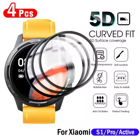 Flexible Protective Film for Xiaomi Watch S1 Active Soft Screen Protector for Mi S1 Active Smartwatc