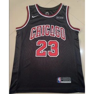 nba jersey Chicago Bulls No. 23 Jor dan black  basketball jersey