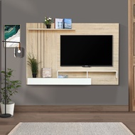 Kirana Wall Unit Kayu Rak TV Gantung Buffet TV Backdrop TV Modern Minimalis - TALLINN