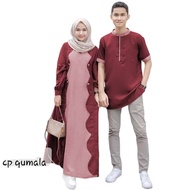 couple baju pasangan muslim wanita dan pria model acara pesta .