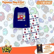 Among Us Navy Kids Pajama Set
