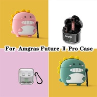 READY STOCK!For Amgras Future Ⅱ Pro Case Cute Cartoon for Amgras Future II Pro Casing Soft Earphone 