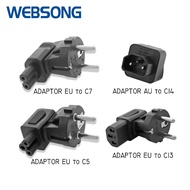 Connector Power C5 C7 C13 C14 to EU AU High Quality Support 1000Watt Websong