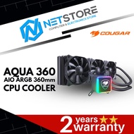 COUGAR AQUA 360 AIO ARGB 360mm CPU COOLER - 3MAQR360.0001