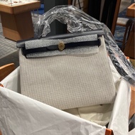 全新 Hermes herbag31 特殊配色 熊貓編織