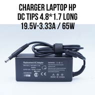HP Hewlett Packard 19.5V 3.33A 65 Watt DC Tips Jek 4.8*1.7 Long Charger Adapter Notebook Laptop with