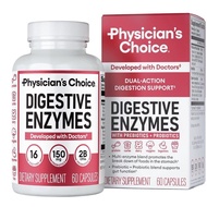 Physician's Choice Digestive Enzymes - Bloating & Mealtime Discomfort Support with Probiotics + Preb