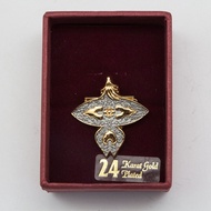 KL Pewter [793] Wau Jala Budi (Gold) | Brooch