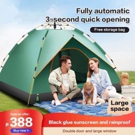 Tent for camping water proof 4 person Automatic Pop up camping tent set Outdoor Foldable Tent
