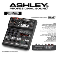 mixer mini bluetoot ASHLEY Small Berry Mini Mixer Audio Profesional dengan Efek Digital & Bluetooth
