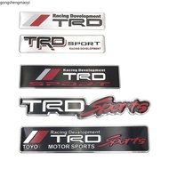 Aluminum 3D Car Stickers For Toyota Corolla Camry Rav4 Yaris Auris Avensis Prius TRD SPORT Racing Development Auto Accessories
