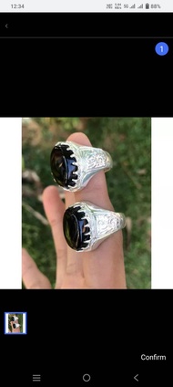 cincin batu akik yaman asli