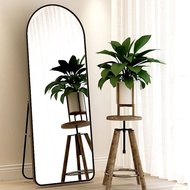 Mirror full-body mirror floor-type dressing mirror ins bedroom home girl wall sticker self-adhesive photo fitting mirror