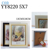 PHOTO FRAME WOODEN ACETATE PLASTIC COVER 5X7 (YY8220-5X7)