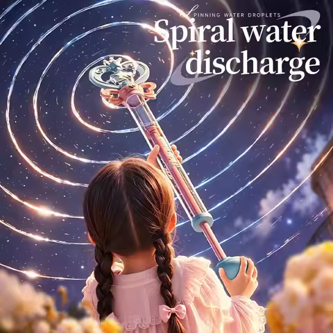 Magic Fairy Wand Water Gun Sparkling Summer Water Play Ornament For Kids Adults Birthday Gifts Water
