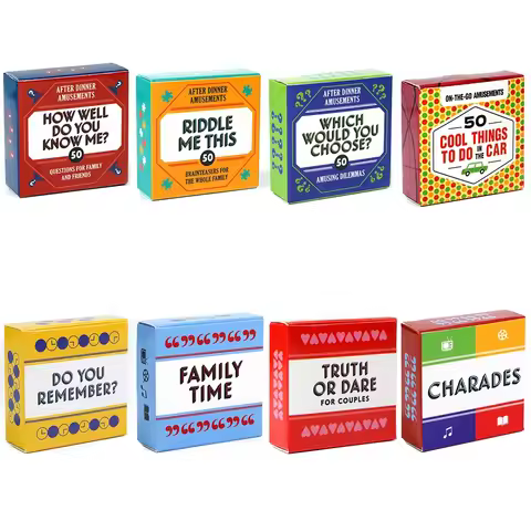 After Dinner Amusements Card Game for Family and Friends How Well Do You Know Me Which Would You Cho