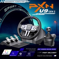 PXN-V9 Steering Wheel With Clutch Shifter Alternative Logitech G29 Game Steering Wheel PXN V9 Racing