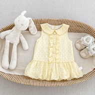LIZIQINA - Aylin Soft Yellow Dress | Yellow Baby Girl Dress