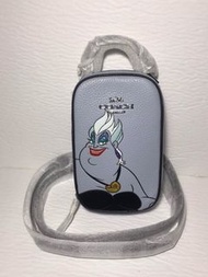 Coach Disney X Coach Eva Phone Crossbody with Ursula Motif