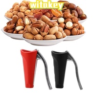 WITAKEY Pecan Nuts Clip, Funnel Shape Zinc Alloy Hazelnut  Pliers,  Black Red Nut Opener Sheller Haz