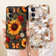 For Vivo Y400 4G 5G Y400Pro Lens Protective Casing Vivo Y 400 Y400 Pro Beautiful Daisy Sunflower Sof