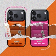 Dice Number 6 STUSSSY Label Orange Down Jacket Soft Shell Phone Case Suitable For IPhone17 AIR 17P 1