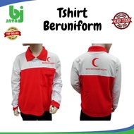 BJJAYA BAJU TSHIRT BERUNIFORM PERSATUAN BULAN SABIT MERAH PBSM  BAJU KOKURIKULUM / SCHOOL UNIFORM