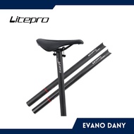 SEATPOST LITEPRO CARBON FOLDING BIKE 33.9 ORIGINAL ORIGINAL QUALITY