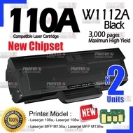 2x Compatible to H* 112A W1112A W1110A 110A to H* Laserjet H* MFP 136a 136w H*108A 108A 108w H*108W