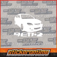 Car Sticker Proton Gen2 Campro 16v Turbo Sport Racing RS Rally