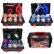 8pcs Gyro Burst Beyblade Set With Launcher Portable Storage Box Toy Gift Kids