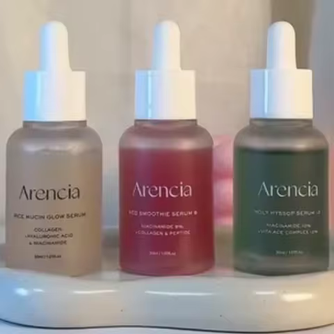 30ml Arencia Red Smoothie Rice Mucin Glow Essence Glow Serum Original Korean Brand Deep Water Surge 