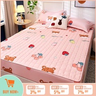 Mattress Protector Cover Printing Bedsheet Elastic Bed Cover Single/Twin/Queen/King Size 90x200cm/120×200cm/150×200cm/180×200cm Suitable Mattress(Depth) 30cm Not Included Pollowcase bed sheet queen size Others bedsheet with zipper full cover
