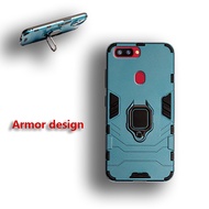 Oppo R11s Plus R15 R15 Pro CPH1831 CPH1835 CPH1719 CPH1721 Military Armor Design Full Protection Phone Case Magnetic Ring Heavy Duty Shockproof Cover Skin