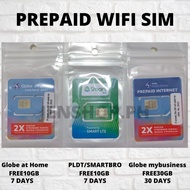♞PREPAID WIFI SIM (PLDT SIM & GLOBE PREPAID WIFI SIM