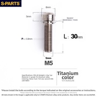 s-parts | Titanium Alloy Handlebar Stem Screws with Washer