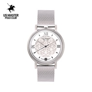 [สินค้าใหม่] US MASTER นาฬิกาข้อมือสายสแตนเลส แฟชั่น เลขโรมัน ANCIENT SWISS ประกัน 1 ปี USM-EC13