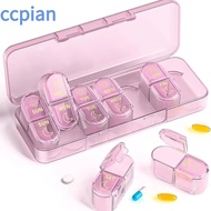 CCPIAN Medicine Box, 7 Days Am & Pm Moisture-proof Pill Organizer,  Medicine Organizer 2 Times a Day