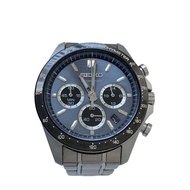 SEIKO mens watches quartz wrist watch analogues stainless BLU 8T63-0D00 Direct from Japan Secondhand