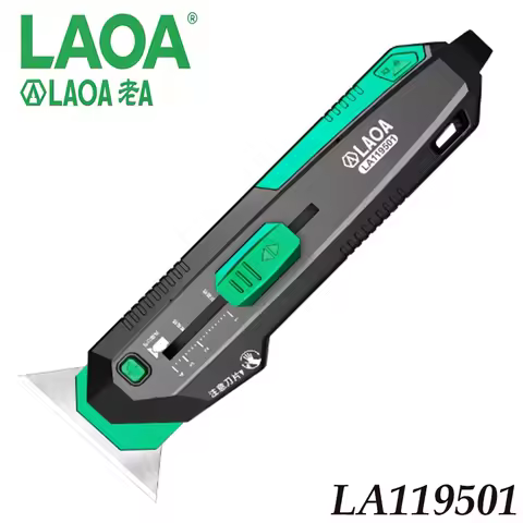 LAOA 4 Speed Multifunctional Utility Knife Heavy Duty Thickened Blade Wallpaper Cutter Shovel Scrape