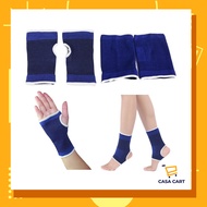 CASA CART Sarung Tangan Gim Balutan Perlindungan Sarung Tangan Sukan Perlindungan Pembalut Tangan Lu