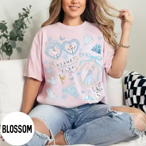 Disney Frozen Olaf Shirt, Cute Snowman Fan T-shirt, Disney Journey Shirt, 2026 Family Vacation T-shi
