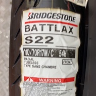 Battlax S22 110/70R17 hyper sport tire TAHUN 2024