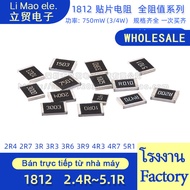 1812 Chip Resistor 2.4 R 2R7 3R 3R3 3R6 3R9 4R3 4.7 R 5.1 R Omomega