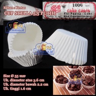 WHITE STELLA CAKE CASE D:9.5 CONTENTS: 200