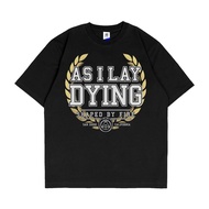 AS LAY DYING - SHAPED BY FIRE metal T-shirt Premium band clothes for men and women