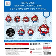 [BTF] Ready Stock Japan K-COM Capsule Toy World Expo Sanrio Joint Chart Flat Logo Pendant Vein D6I9