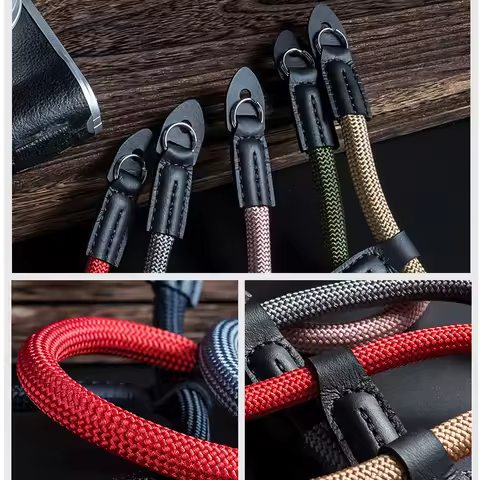 Handmade nylon Digital Camera Wrist Hand Strap Grip Paracord Braided Wristband for Fuji X-S10 T30 X-